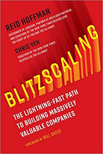 Blitzscaling book cover