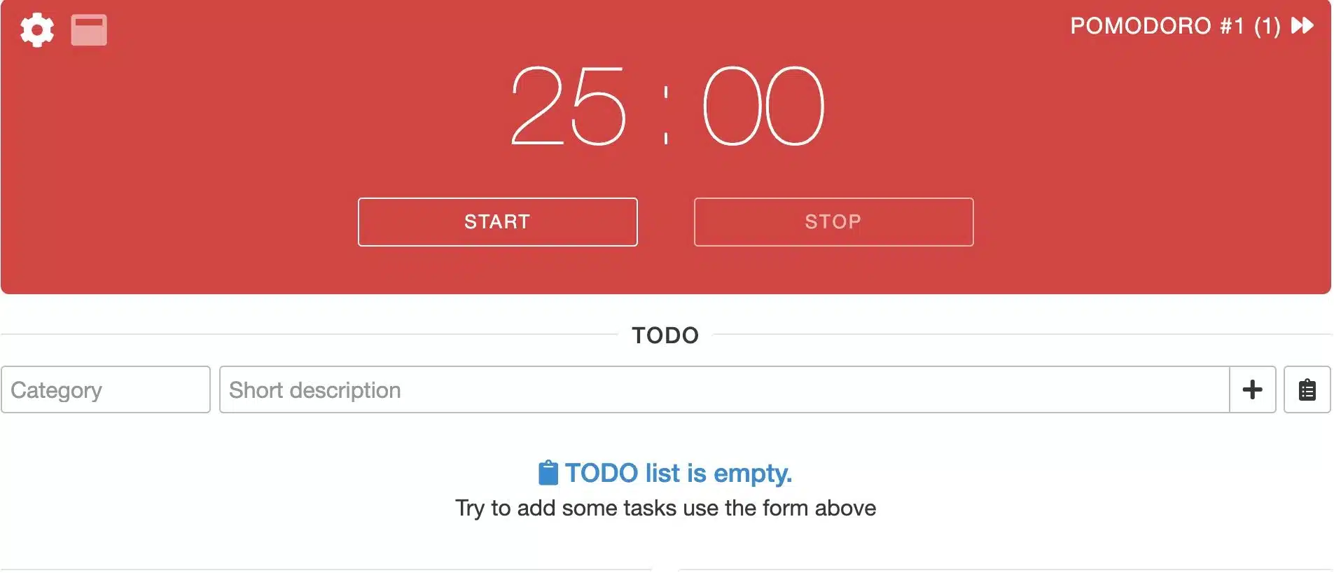 Pomodoro Tracker App